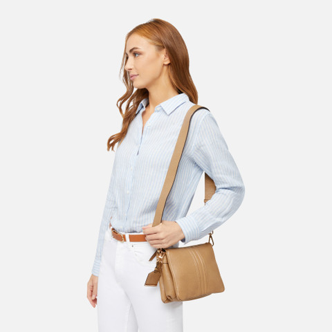 cross-body bag CLARISSY WOMAN Tan - image number 5 | GEOX