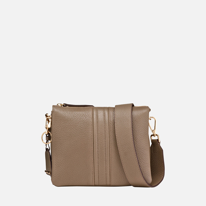 Sac à bandoulière CLARISSY FEMME Taupe | GEOX