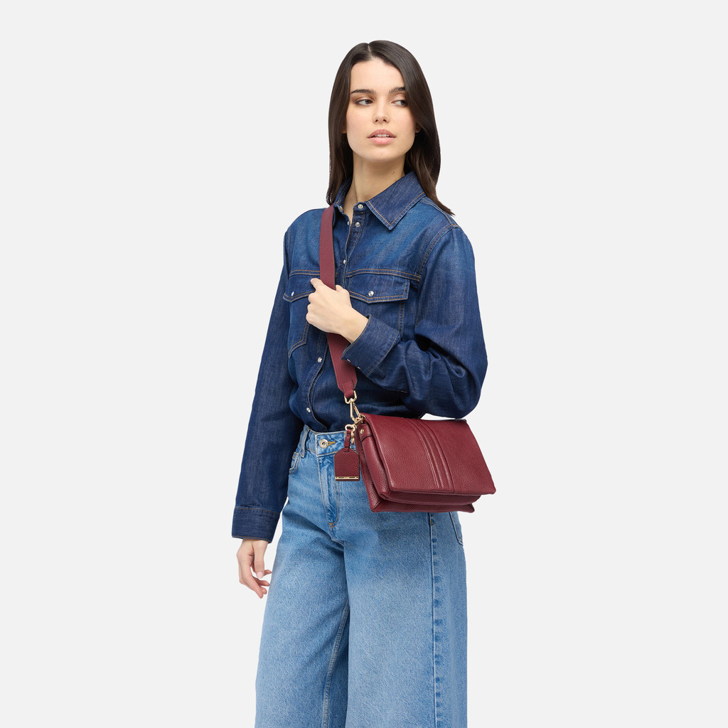 Cross-body bag CLARISSY WOMAN Bordeaux - image number 5 | GEOX