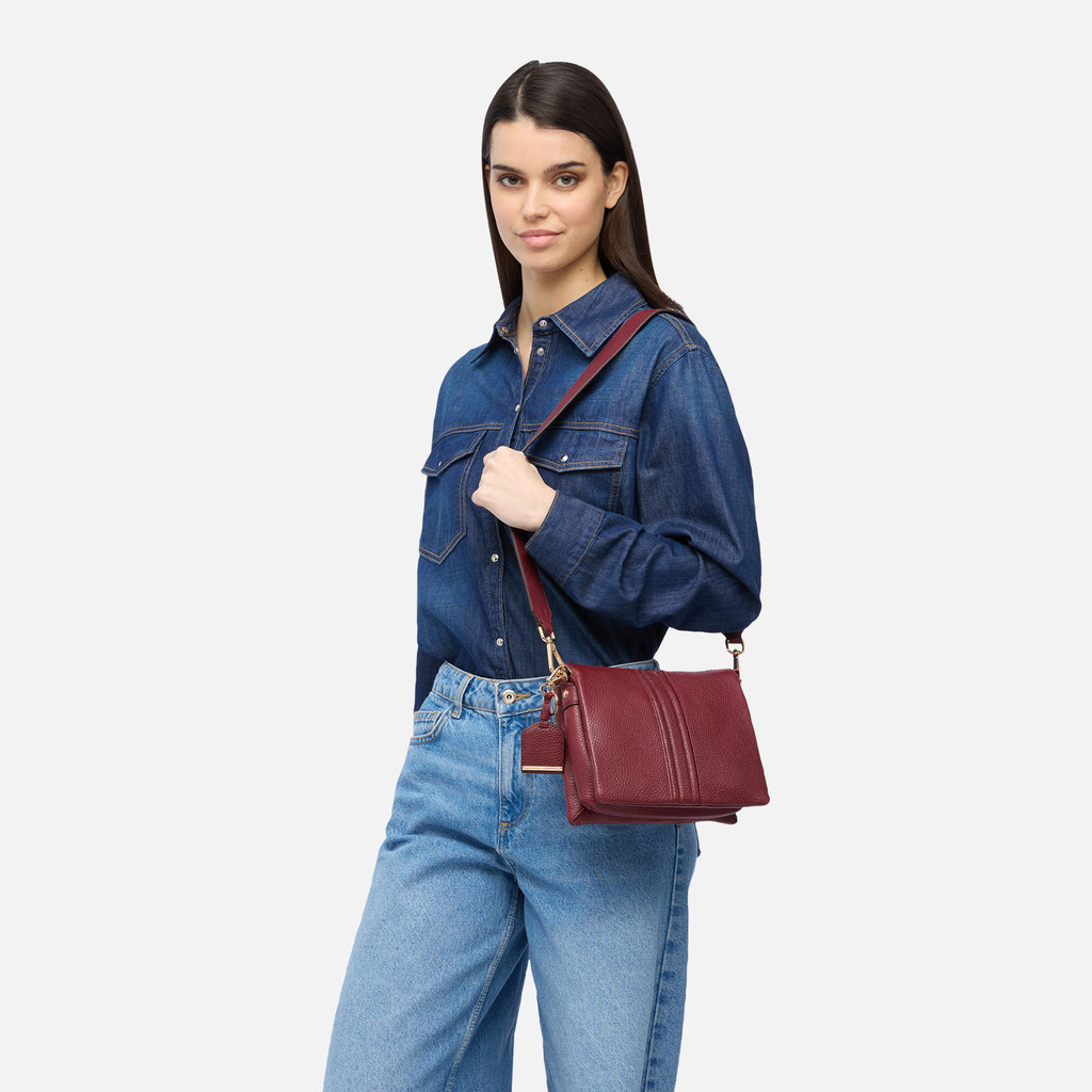 Cross-body bag CLARISSY WOMAN Bordeaux - image number 6 | GEOX