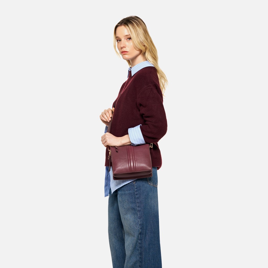 Cross-body bag CLARISSY WOMAN Bordeaux - image number 0 | GEOX