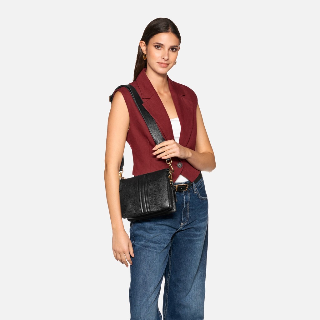 Sac à bandoulière CLARISSY FEMME Noir - image number 0 | GEOX