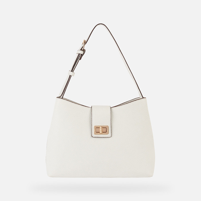 Handbag SOLANGY WOMAN White | GEOX