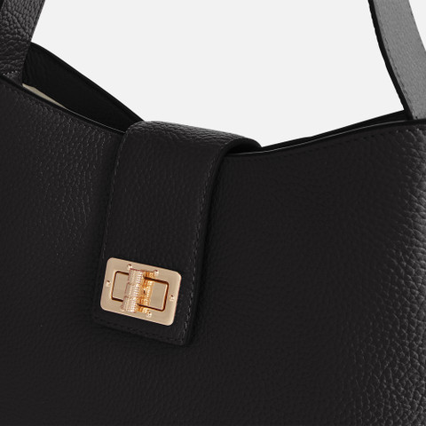 shoulder bag SOLANGY WOMAN Black - image number 4 | GEOX