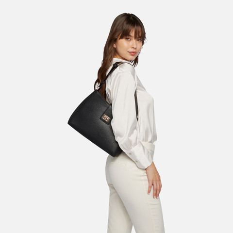 shoulder bag SOLANGY WOMAN Black - image number 5 | GEOX
