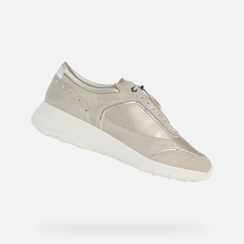 SNEAKERS WOMAN ALLENIEE WOMAN - LIGHT GOLD/LIGHT TAUPE