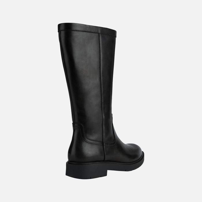 Bijproduct Halloween Schurk Geox® SPHERICA EC1: Women's Black High Boots | FW22 Geox®