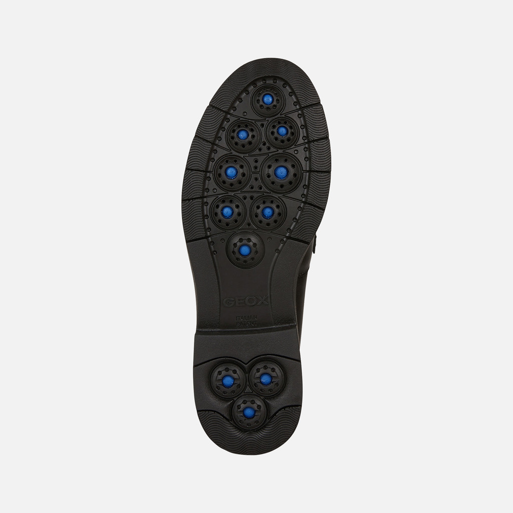 Leather loafers SPHERICA EC1 WOMAN Black - image number 6 | GEOX