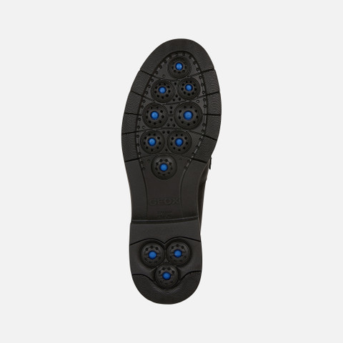 Leather loafers SPHERICA EC1 WOMAN Black - image number 6 | GEOX