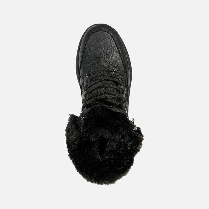 Geox® DALYLA B ABX: Women's Black Waterproof Boots | Geox®