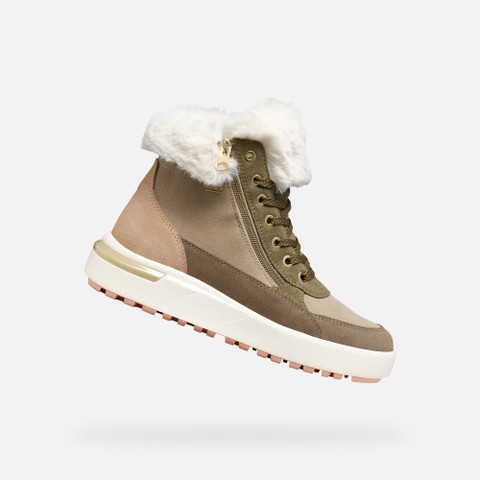 Waterproof boots DALYLA ABX WOMAN Musk/Off white - image number 0 | GEOX