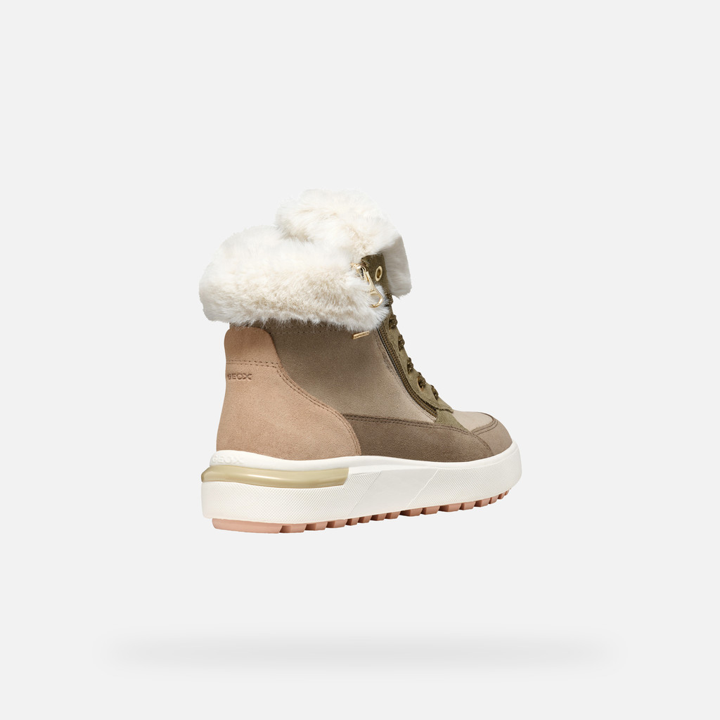 Waterproof boots DALYLA ABX WOMAN Musk/Off white - image number 5 | GEOX