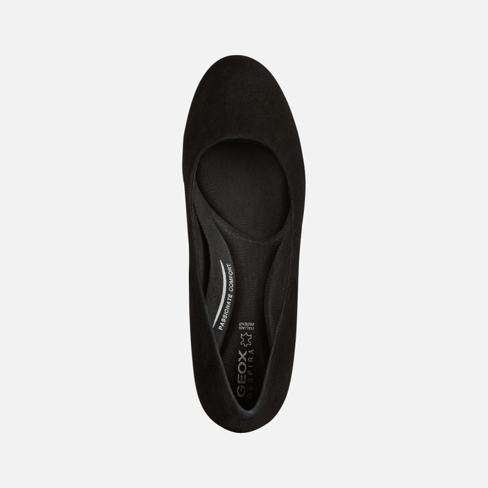 Geox® ELEANA: Women's Black Mid Heel Pumps | FW22 Geox®