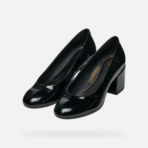 Medium heel pumps ELEANA WOMAN Black - image number 8 | GEOX
