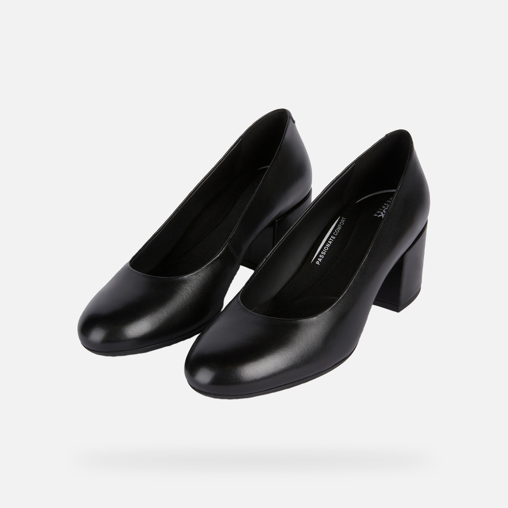 Medium heel pumps ELEANA WOMAN Black - image number 8 | GEOX