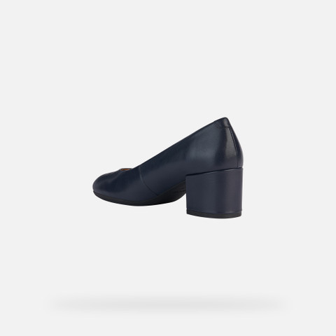 Medium heel pumps ELEANA WOMAN Navy - image number 4 | GEOX
