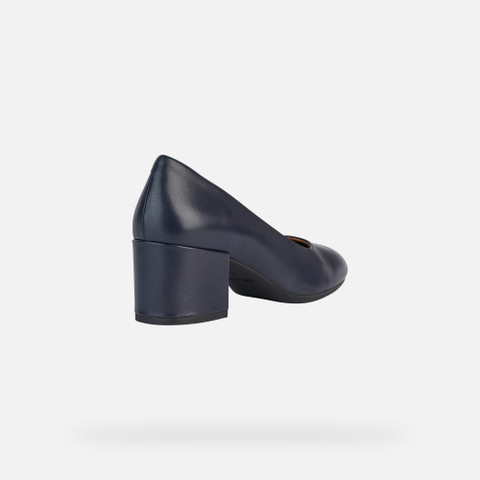 Medium heel pumps ELEANA WOMAN Navy - image number 5 | GEOX