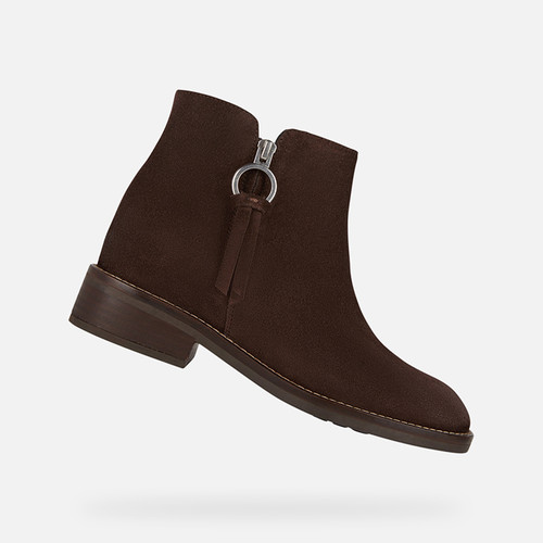 ANKLE BOOTS WOMAN LARYSSE WOMAN - COFFEE