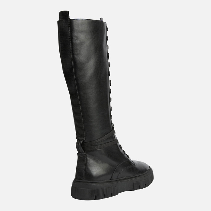 Geox® ISOTTE: Women's Black High Boots | Geox®