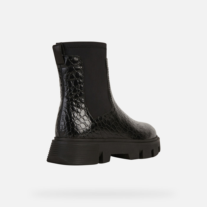 Geox® VILDE: Women's Black Ankle Boots | Geox® Store