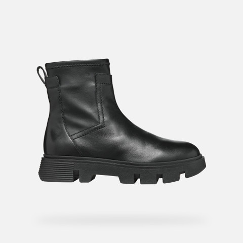 low heel ankle boots VILDE WOMAN Black - image number 1 | GEOX