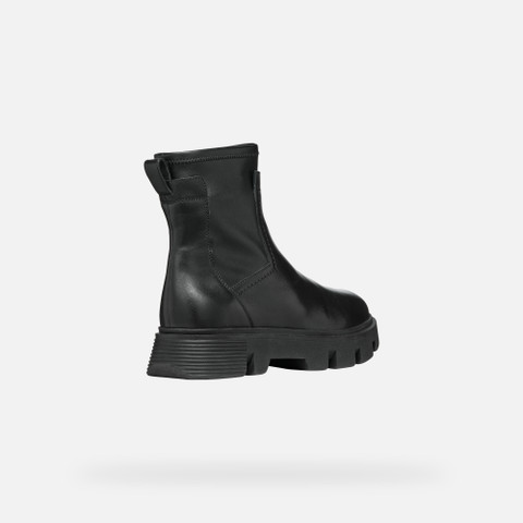 low heel ankle boots VILDE WOMAN Black - image number 5 | GEOX