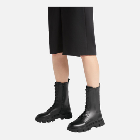 ankle boots with laces VILDE WOMAN Black - image number 2 | GEOX