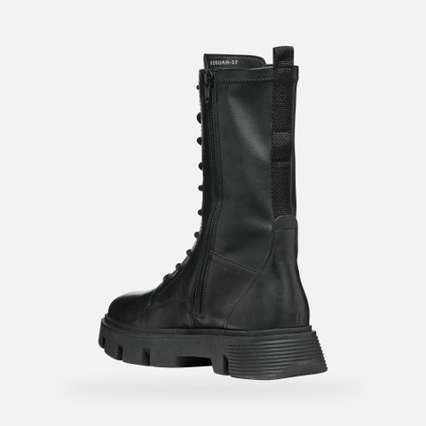 ankle boots with laces VILDE WOMAN Black - image number 4 | GEOX