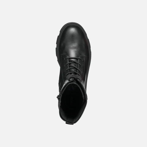 ankle boots with laces VILDE WOMAN Black - image number 6 | GEOX