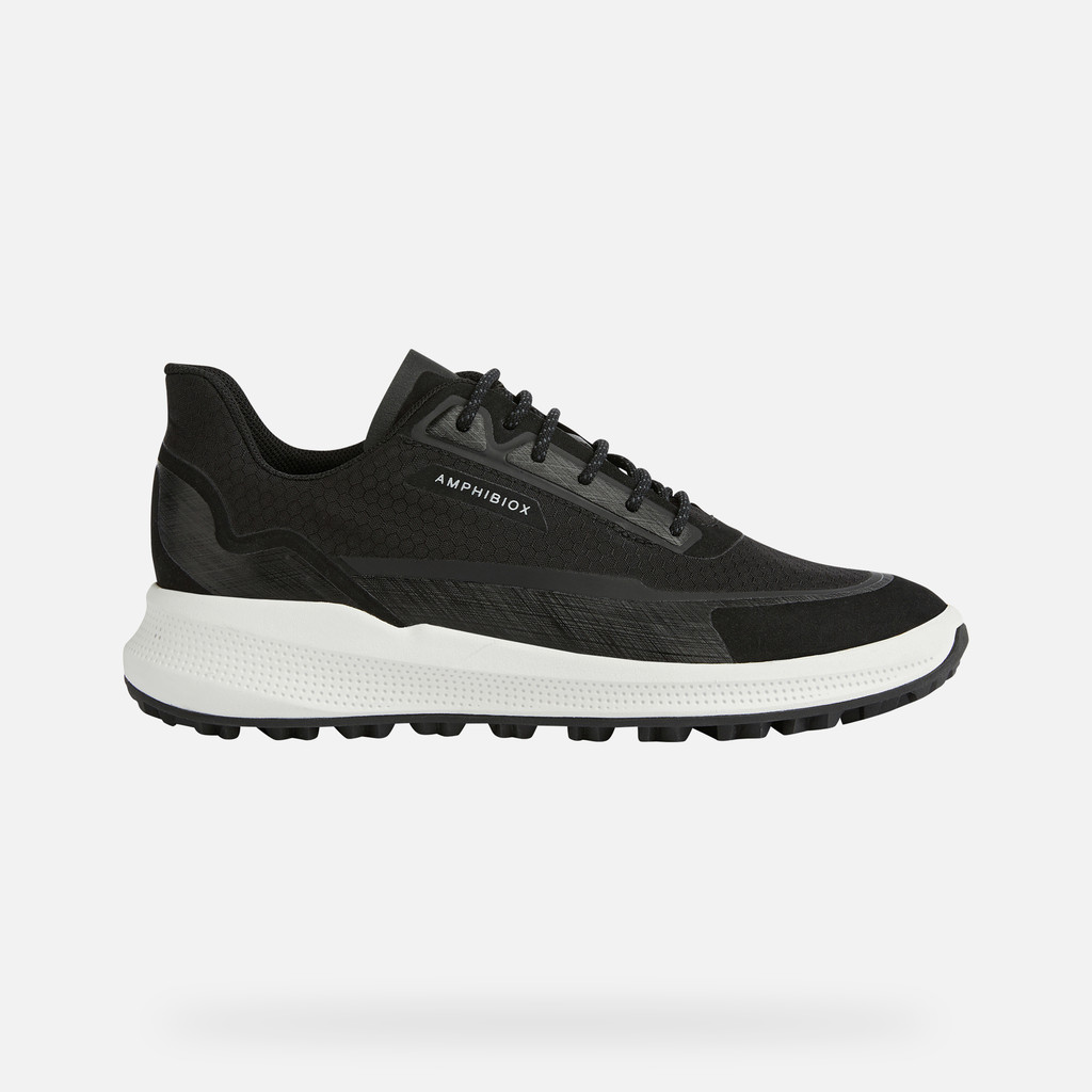 Geox® PG1X ABX: Women's Black Low Top Sneakers | FW22 Geox®