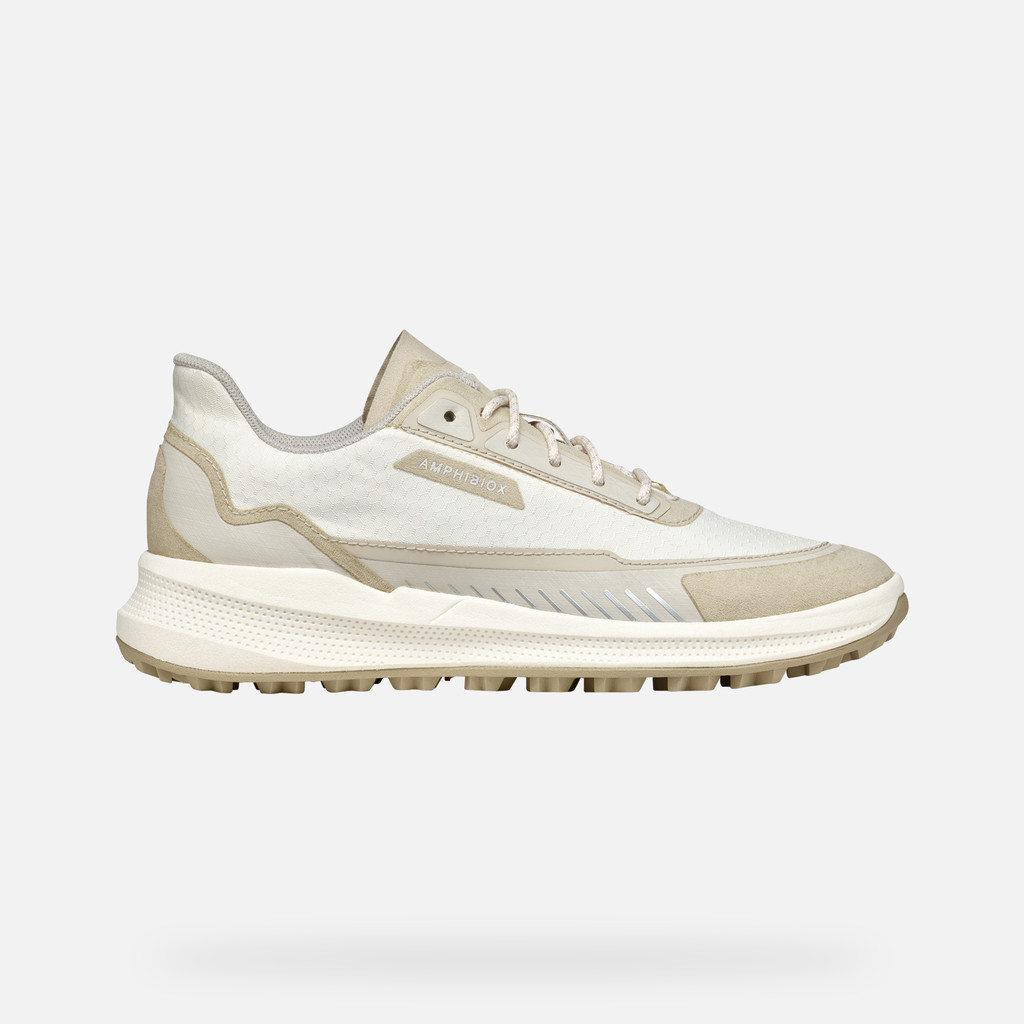 Geox® PG1X ABX: Waterproof Shoes off-white Woman | Geox®