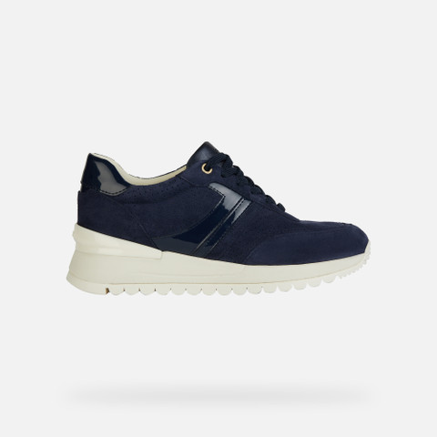 Wedge Sneakers DESYA WOMAN Navy - image number 1 | GEOX