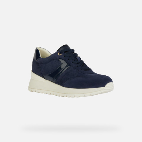 Wedge Sneakers DESYA WOMAN Navy - image number 2 | GEOX