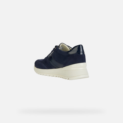 Wedge Sneakers DESYA WOMAN Navy - image number 3 | GEOX