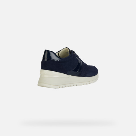 Wedge Sneakers DESYA WOMAN Navy - image number 4 | GEOX