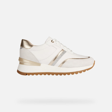 Low top sneakers DESYA WOMAN White/Off White - image number 1 | GEOX