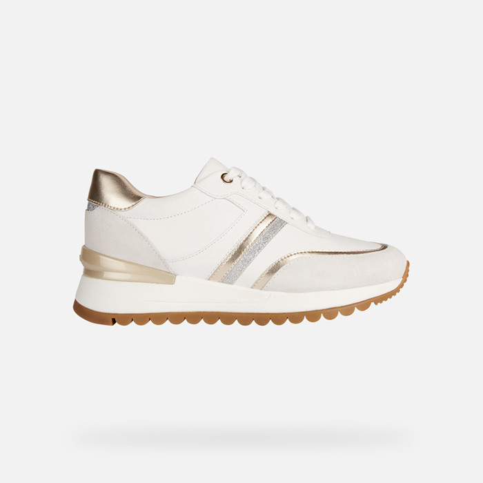 Low top sneakers DESYA WOMAN White/Off White | GEOX