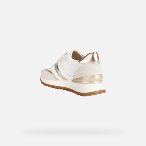 Low top sneakers DESYA WOMAN White/Off White - image number 3 | GEOX