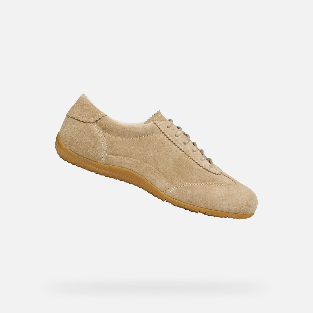 Low top sneakers VEGA WOMAN Cream - image number 0 | GEOX