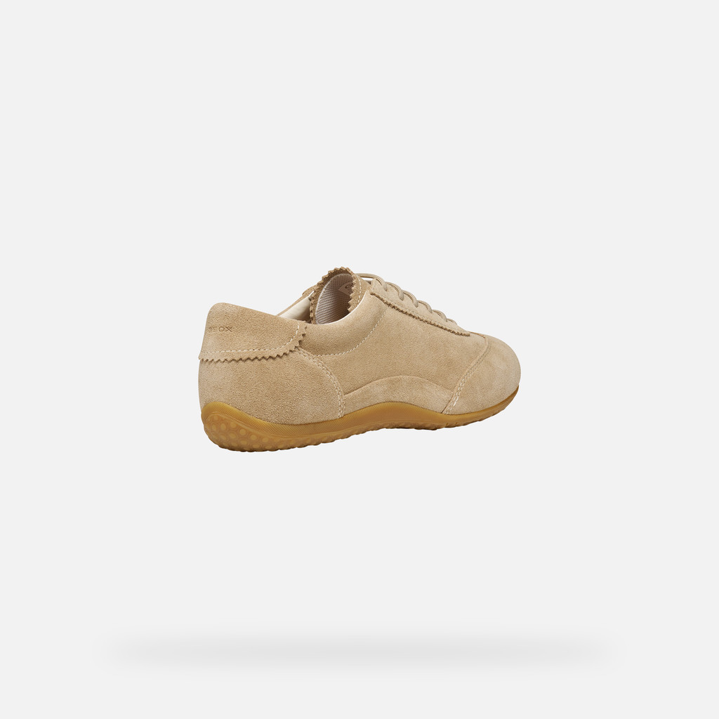 Low top sneakers VEGA WOMAN Cream - image number 4 | GEOX