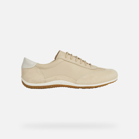 Low top sneakers VEGA WOMAN Sand/Beige - image number 1 | GEOX