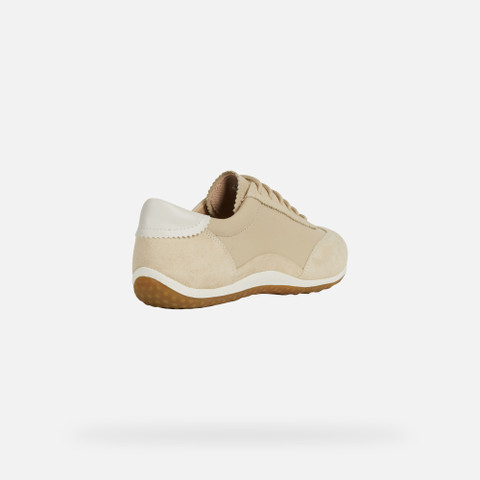 Low top sneakers VEGA WOMAN Sand/Beige - image number 4 | GEOX