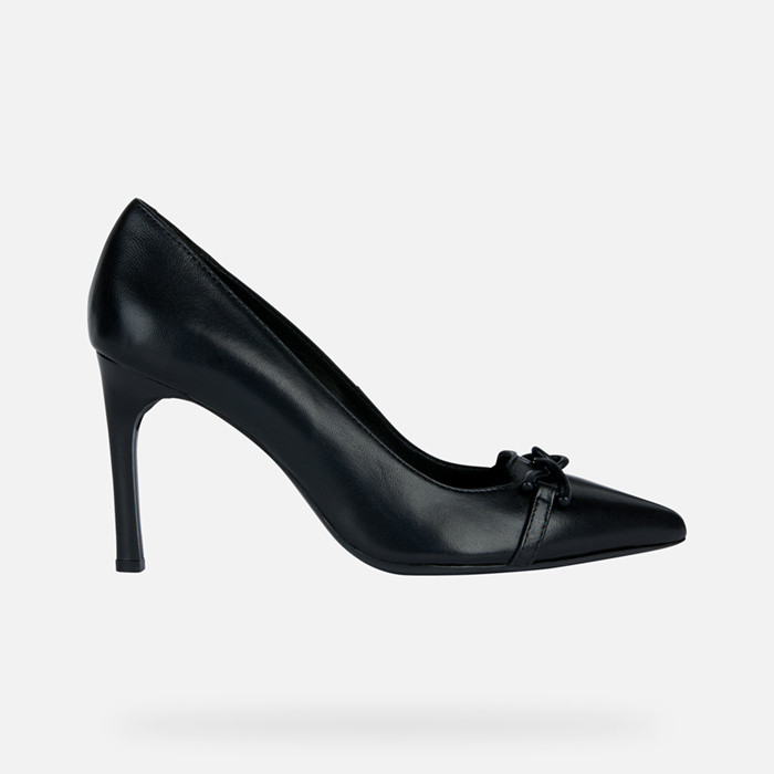 High-heeled court shoes FAVIOLA WOMAN Black | GEOX