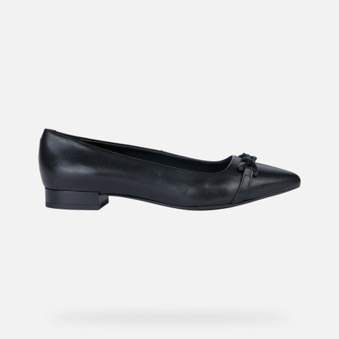 pointed toe ballet flats CHARYSSA WOMAN Black - image number 1 | GEOX