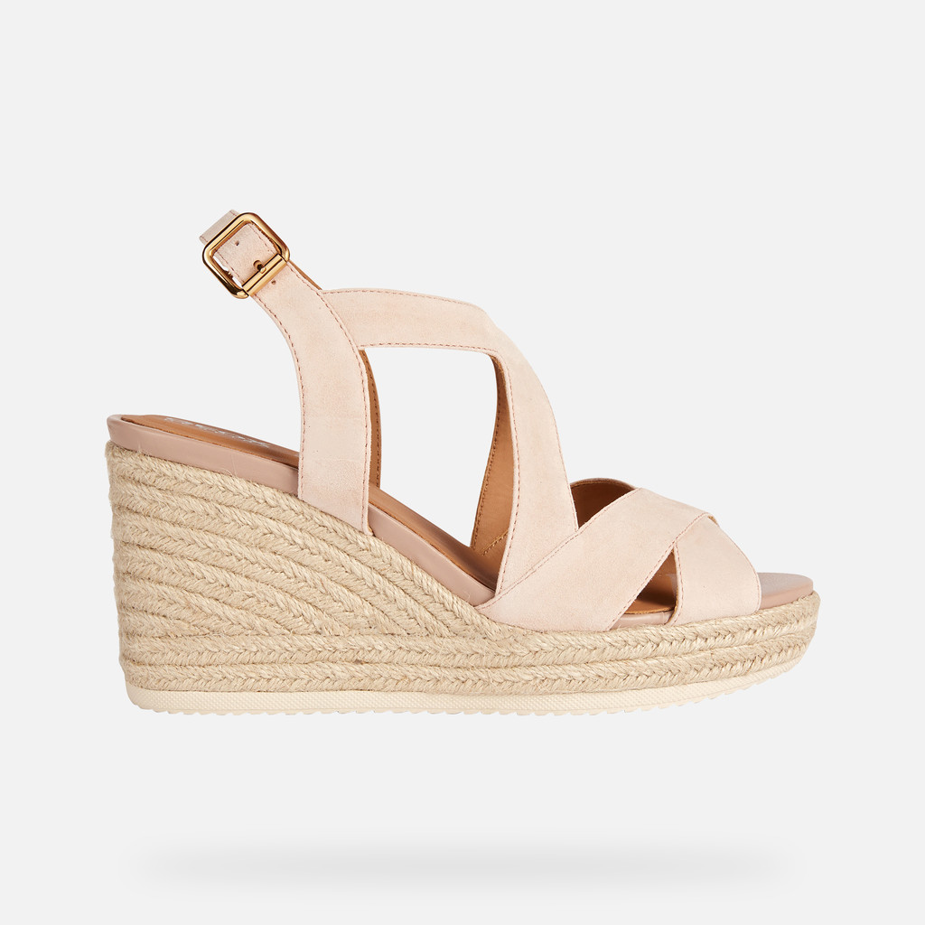 Geox wedge sandals outlet women's