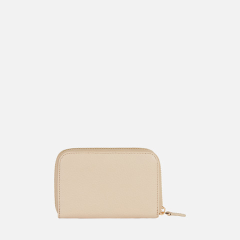 Wallet with zip WALLET WOMAN Off White - image number 2 | GEOX