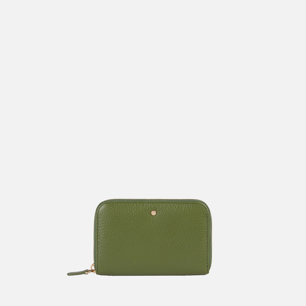 Cartera con cremallera WALLET MUJER Verde salvia - image number 0 | GEOX