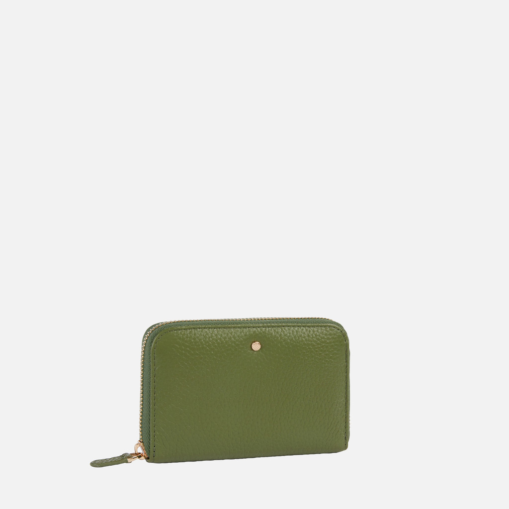 Cartera con cremallera WALLET MUJER Verde salvia - image number 1 | GEOX