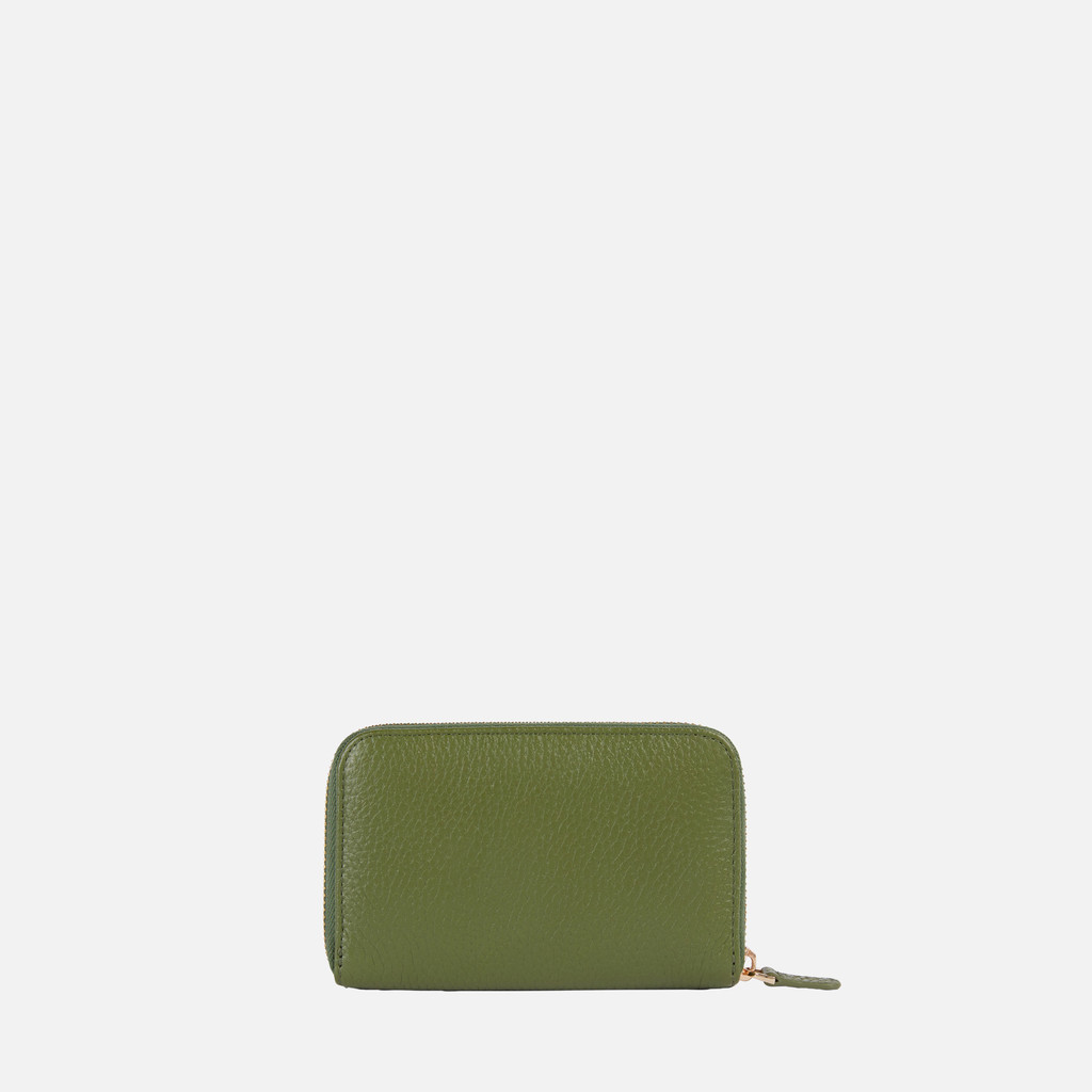 Cartera con cremallera WALLET MUJER Verde salvia - image number 2 | GEOX