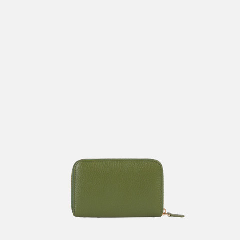 Cartera con cremallera WALLET MUJER Verde salvia - image number 2 | GEOX